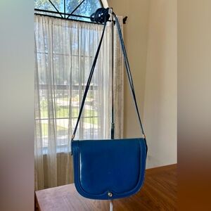 Vintage La Chassure Browns Shoe Shops (Canada) Leather Shoulder Bag